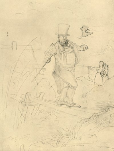 艰难的穿越，19世纪中叶，c1924。 作者 卡尔·斯皮茨维格
