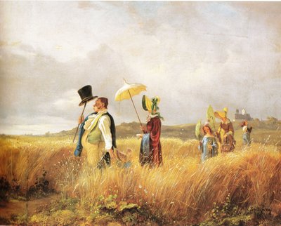 周日漫步 作者 Carl Spitzweg