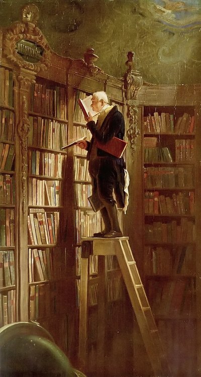 书虫 作者 Carl Spitzweg