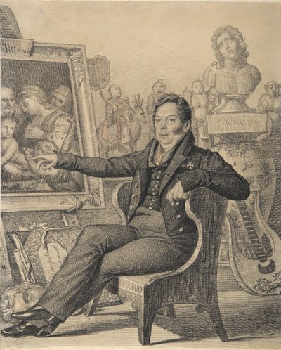 尼基塔·伊万诺维奇·顿杜科夫-科萨科夫伯爵的肖像1776-1857年，1821年。 作者 卡尔·冯·汉佩尔恩
