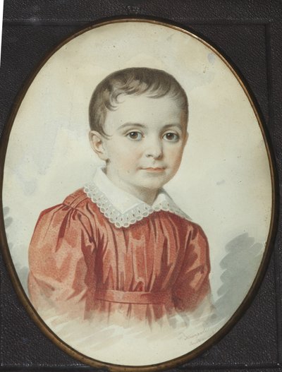 Eugenia Kochubey小时候的肖像，1849年。 作者 卡尔·冯·汉佩尔恩