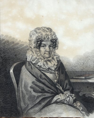 克莉奥佩特拉·彼得罗夫纳·纳什乔基纳（Kleopatra Petrovna Nashchokina）肖像（1777-1828年），内利多娃（NéeNelidova），1820年代。 作者 Carl von Hampeln