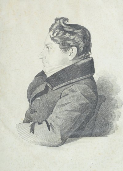 尼古拉·阿德里安诺维奇·迪沃夫的肖像1792-1878，1830p。 作者 卡尔·冯·汉佩尔恩