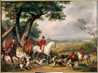 Hunting in the forest of Fontainebleau Painting by Antoine Vernet dit Carle (1758-1836) 1824 Gien. Hunting Museum - Hunting in the forest of Fontainebleau. Painting by Antoine Vernet called Carle (1758-1836) 1824. Museum of Hunting, Castle of Gien, France 作者 卡尔·韦尔内