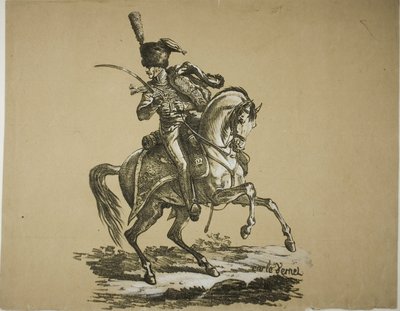 皇家卫队，骑兵和马队，第 6 号 作者 卡尔·韦尔内