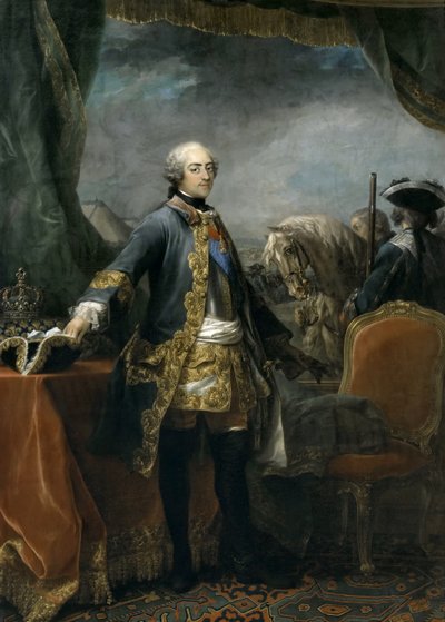 路易十五国王的肖像1710-1774 作者 卡尔·范·卢