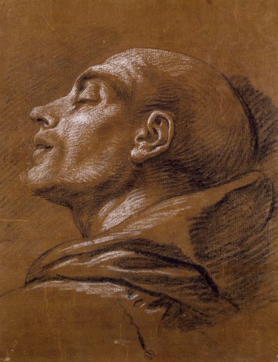 卡勒-凡-卢（1705-1765）的研究，阴沉的画法 作者 卡尔·范·卢