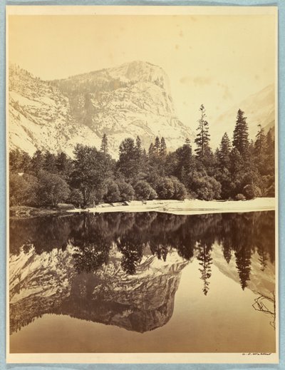 镜景，沃特金斯山 作者 Carleton E. Watkins
