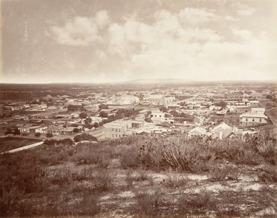 洛杉矶，1876年，约1876年印刷。 作者 卡尔顿·埃蒙斯·沃特金斯