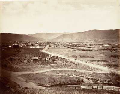 圣路易斯奥比斯波，1876年，约1876年印刷。 作者 卡尔顿·埃蒙斯·沃特金斯
