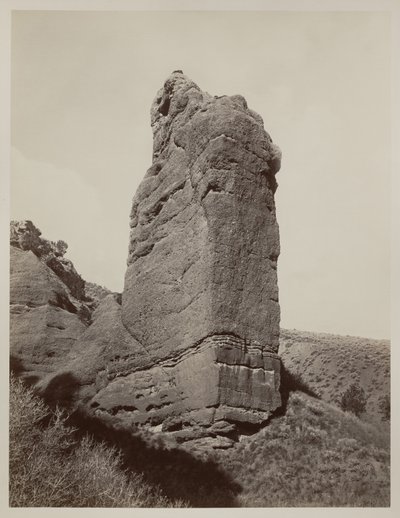前哨岩石，犹他州回声峡谷，1873-74年 作者 卡尔顿·沃特金斯