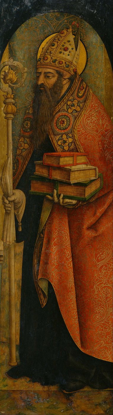 圣奥古斯丁 作者 卡洛·克里维利（Carlo Crivelli）