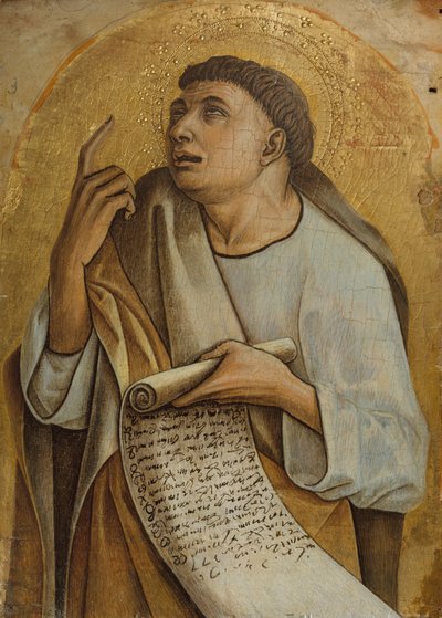 一位使徒， 1471-73。 作者 卡洛·克里维利（Carlo Crivelli）