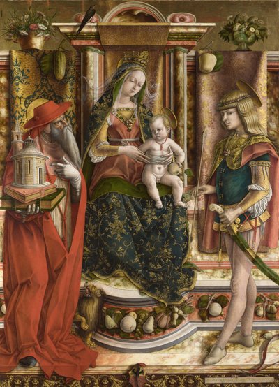 燕子的麦当娜燕子的麦当娜，1490年后 作者 卡洛·克里维利（Carlo Crivelli）