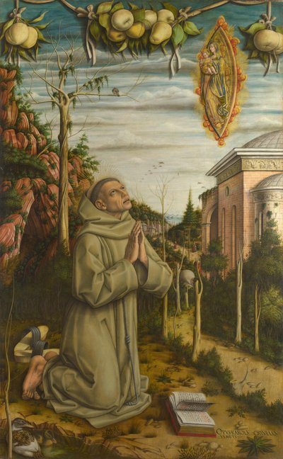 祝福加百列的异象，1489年 作者 卡洛·克里维利（Carlo Crivelli）