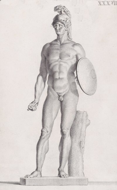 马尔斯雕像，1734年 作者 乔凡尼·多梅尼科·坎皮利亚