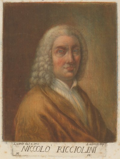 尼科洛-利乔里尼，1789年。 作者 卡洛·拉西尼奥（Carlo Lasinio）
