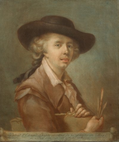 爱德华-戈蒂埃-达戈蒂的画像，1783年。 作者 卡洛·拉西尼奥（Carlo Lasinio）