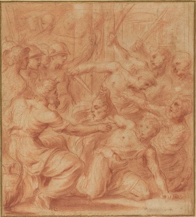 大卫将歌利亚的头献给扫罗王 作者 卡洛·马拉塔（Carlo Maratta）