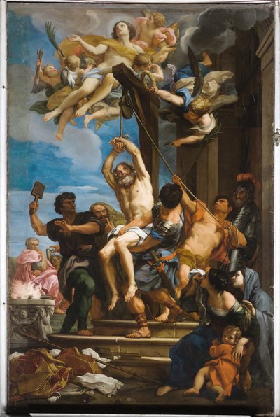 圣布莱斯殉难，约 1680 年（布面油画） 作者 卡洛·马拉塔（Carlo Maratta）
