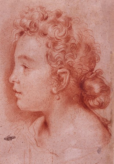 Faustina Maratti的肖像 作者 卡洛·马拉塔（Carlo Maratta）