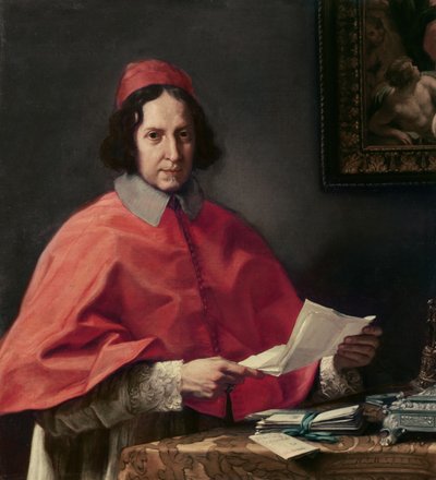 红衣主教Alderano Cybo，c.1645 作者 卡罗·马拉塔或马拉蒂