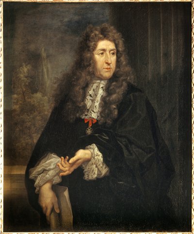 安德烈·勒诺特 (Lenotre) (1613-1700) 的肖像，国王花园的设计师 Carlo Maratta (1625-1713) 17 世纪太阳画作。 1,12x0,85 米 作者 卡罗·马拉塔或马拉蒂