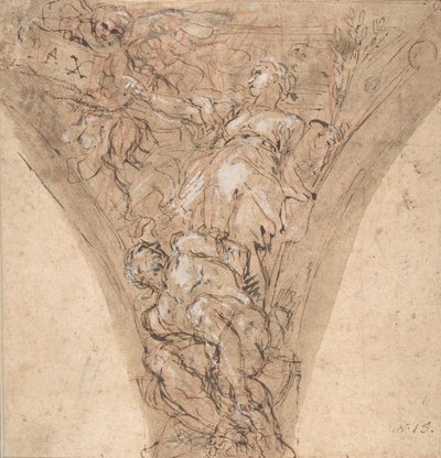 和平的寓言图，1625-1713年。 作者 卡洛·马拉蒂（Carlo Maratti）