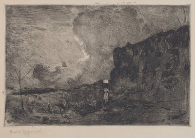 景观[Paesaggio]，1915年前。 作者 卡罗·保罗·阿加齐