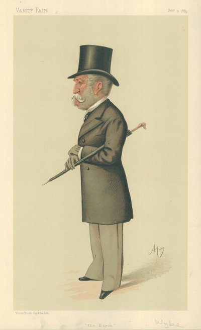 Sir Charles Lennox Wyke，The Baron，1884年2月9日，名利场漫画 作者 卡罗佩莱格里尼