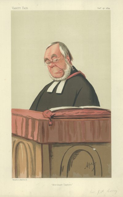 牧师James Augustus Hessey 作者 卡罗佩莱格里尼