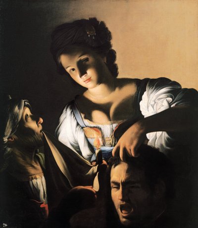 带着Holofernes头颅的Judith，约1610-1615。 作者 卡罗萨拉切尼