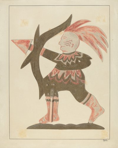 印度风向标，约1936年。 作者 卡罗尔·拉森