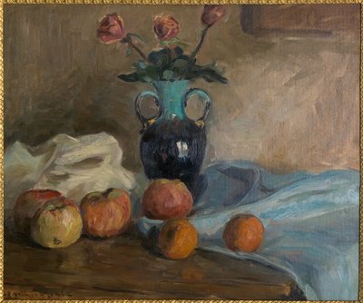 约 1920 年的《静物》（布面油画，附在纸板上） 作者 卡西米罗·乔迪
