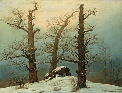 凯恩在雪中，1807年 作者 卡斯珀·大卫·弗里德里希（Caspar David Friedrich）