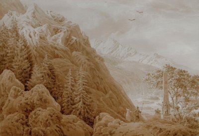秋天 作者 卡斯珀·大卫·弗里德里希（Caspar David Friedrich）