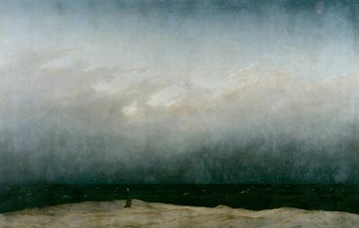 海边的和尚 作者 卡斯珀·大卫·弗里德里希（Caspar David Friedrich）