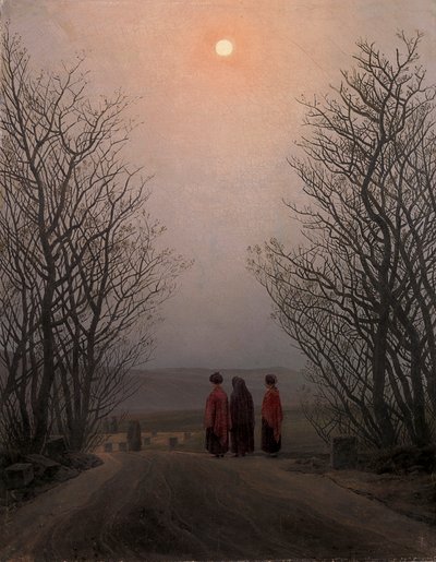 复活节早晨 作者 卡斯珀·大卫·弗里德里希（Caspar David Friedrich）