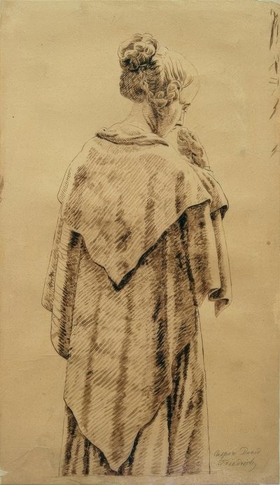 信封里的女人 作者 卡斯珀·大卫·弗里德里希（Caspar David Friedrich）