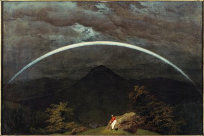 彩虹山风景 作者 卡斯珀·大卫·弗里德里希（Caspar David Friedrich）