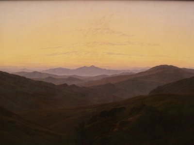 德国：巨山 巨山 作者 卡斯珀·大卫·弗里德里希（Caspar David Friedrich）