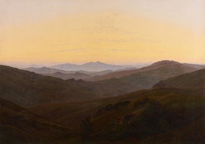 德国：巨山 巨山 作者 卡斯珀·大卫·弗里德里希（Caspar David Friedrich）