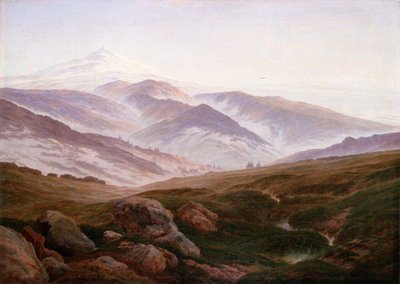 德语: Erinnerungen an das Riesengebirge 巨山的记忆 作者 卡斯珀·大卫·弗里德里希（Caspar David Friedrich）