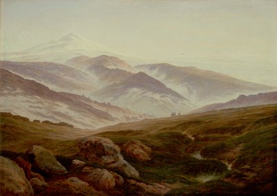 德语: Erinnerungen an das Riesengebirge 巨山的记忆 作者 卡斯珀·大卫·弗里德里希（Caspar David Friedrich）