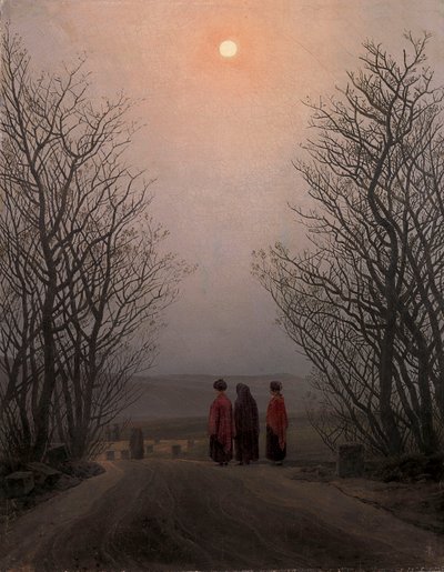德语：Ostermorgen 复活节早晨 作者 卡斯珀·大卫·弗里德里希（Caspar David Friedrich）
