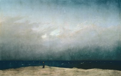 海边和尚 作者 卡斯珀·大卫·弗里德里希（Caspar David Friedrich）