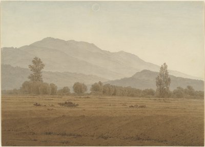 里森山上空的新月 作者 卡斯珀·大卫·弗里德里希（Caspar David Friedrich）