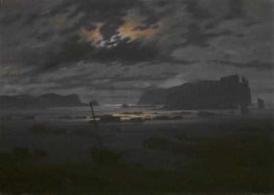 月光下的北海，c。 1823 作者 卡斯珀·大卫·弗里德里希（Caspar David Friedrich）