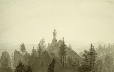 山中圣母像 作者 卡斯珀·大卫·弗里德里希（Caspar David Friedrich）