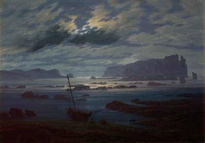 月光下的北海，1823-24 作者 卡斯珀·大卫·弗里德里希（Caspar David Friedrich）